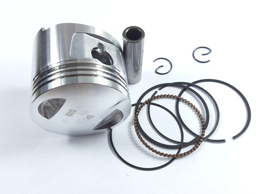 Kit de pistons et d'anneaux pour motocycles argentés CG150 Pièces et accessoires de moteur de haute précision